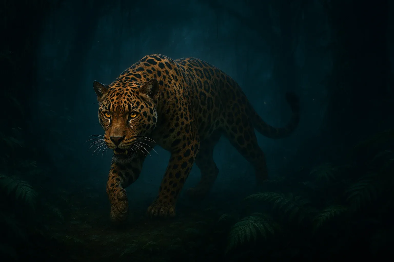 Selva oscura — jungla nocturna